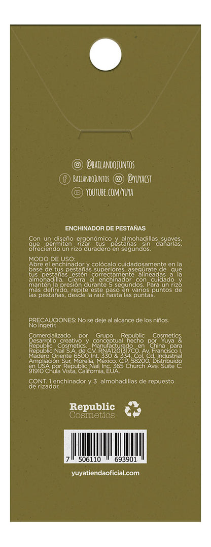 Yuya - Enchinador De Pestañas Verde Verde
