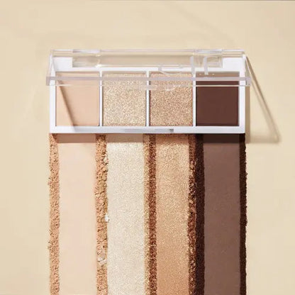 Elf Bite Size Eyeshadow Cuarteto Sombras Cream Sugar