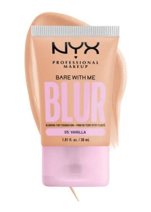 Base De Maquillaje Nyx Bare With Me Blur Color Vainilla 30ml Tono Vanilla