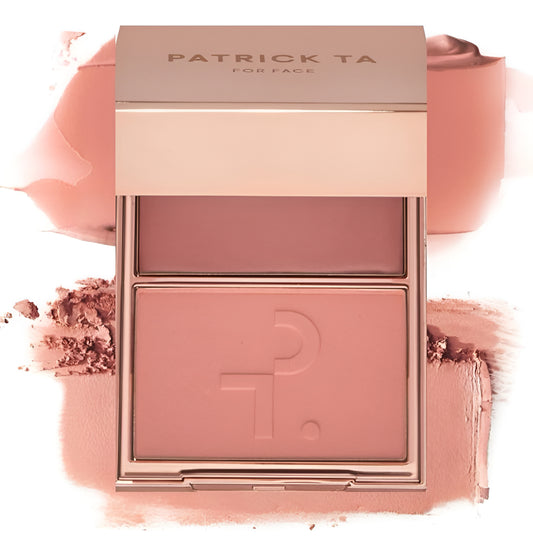 Patrick Ta Creme & Powder Blush Duo Rubor Tono Del Maquillaje Not Too Much