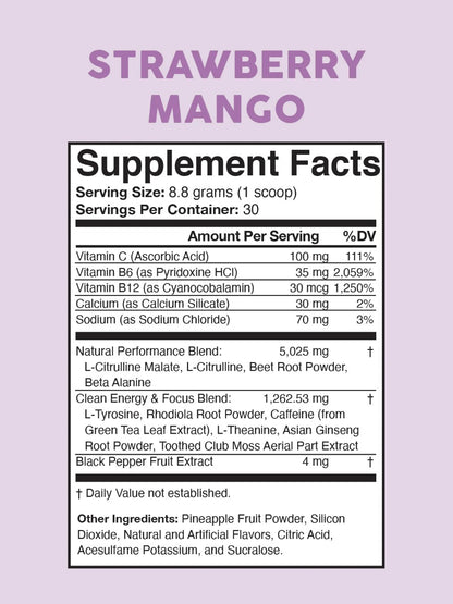 Bloom High Energy Pre Workout