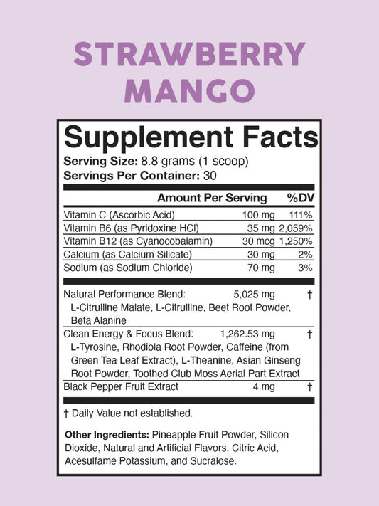 Bloom High Energy Pre Workout