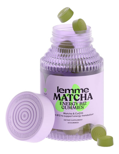 Superalimento Energy Gummies Lemme Matcha B12 CoQ10 Adultos
