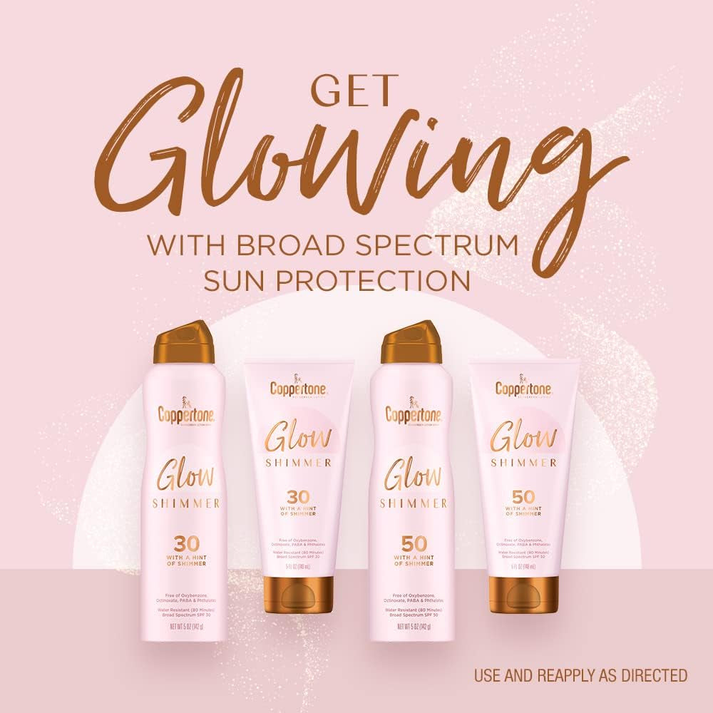 Bloqueador Glow Shimmer Del 50 Coppertone