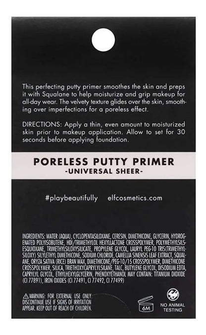 Elf Poreless Putty Primer (21gr) Minimizador De Poros