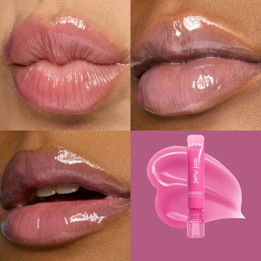 NYX PMU Jelly Job Lip Gloss. Labios irresistibles con efecto jelly y voluminosos.
