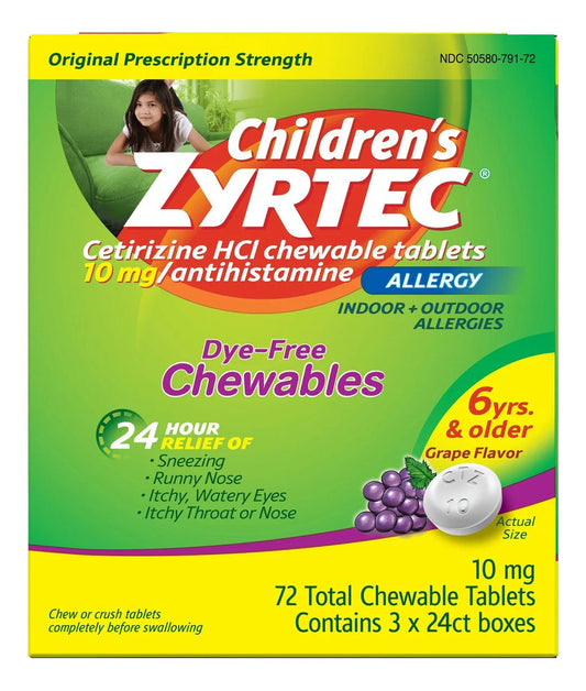 Motrin Masticable Para Niños Sabor Uva
