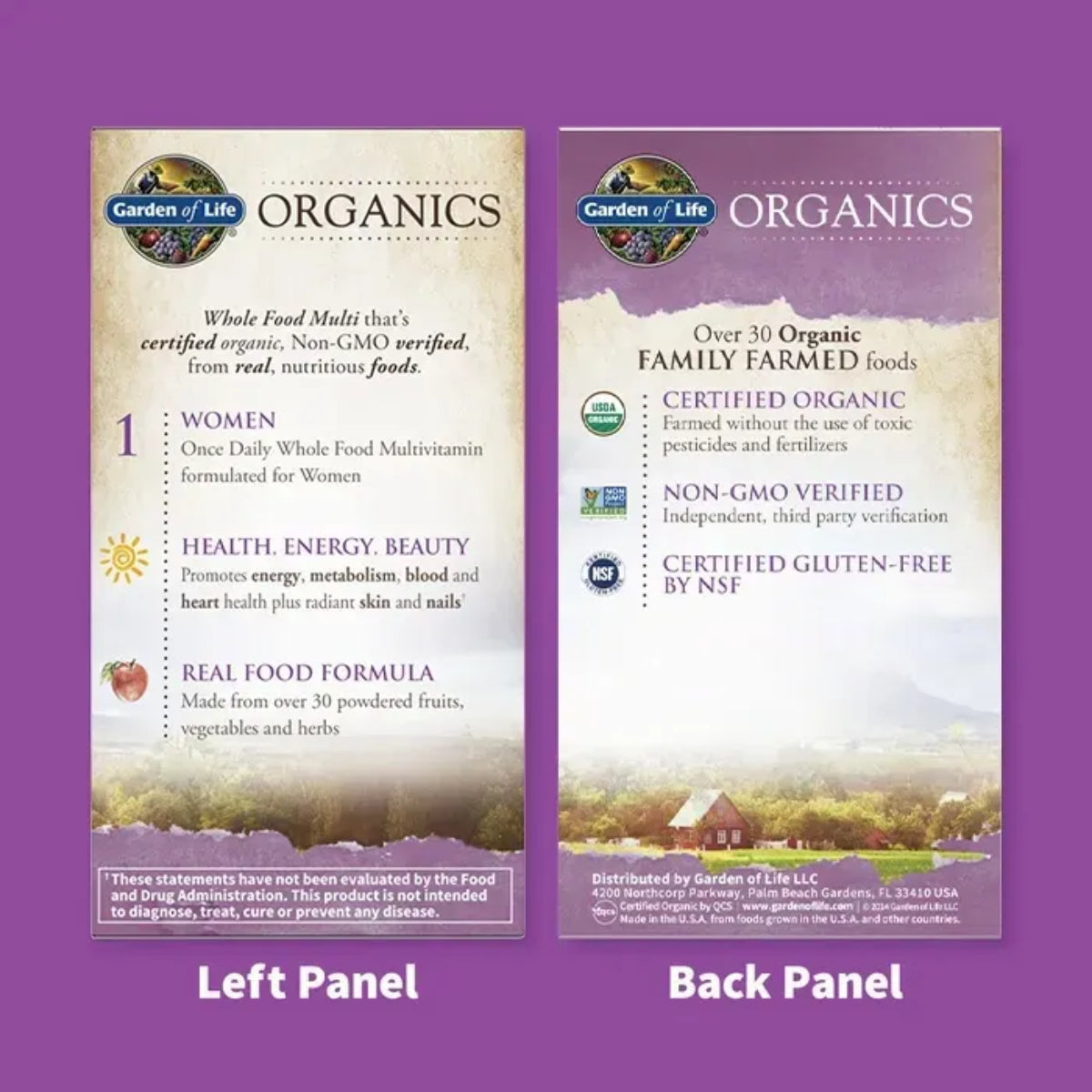 Garden Of Life Mykind Organics Womens Once Daily 30tabs Sin Sabor
