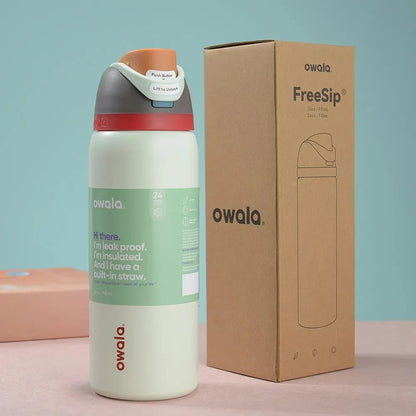 Owala Freesip 32oz - Boneyard Color Blanco