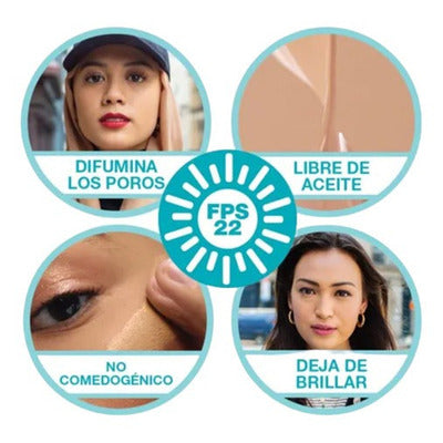 Base de maquillaje líquida Maybelline Fit Me Fit Me Matte Maybelline Fit Me Matte
