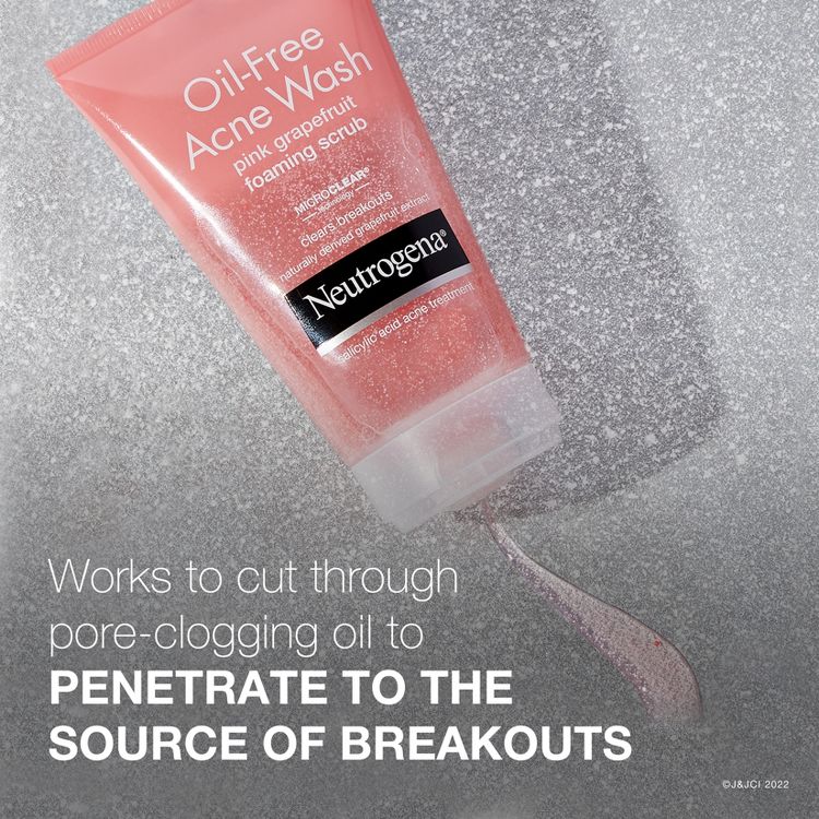 Neutrogena Limpiador Facial Oil-Free Toronja Rosa con Vitamina C