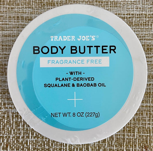 Body Butter Sin Fragancia Trader Joe's