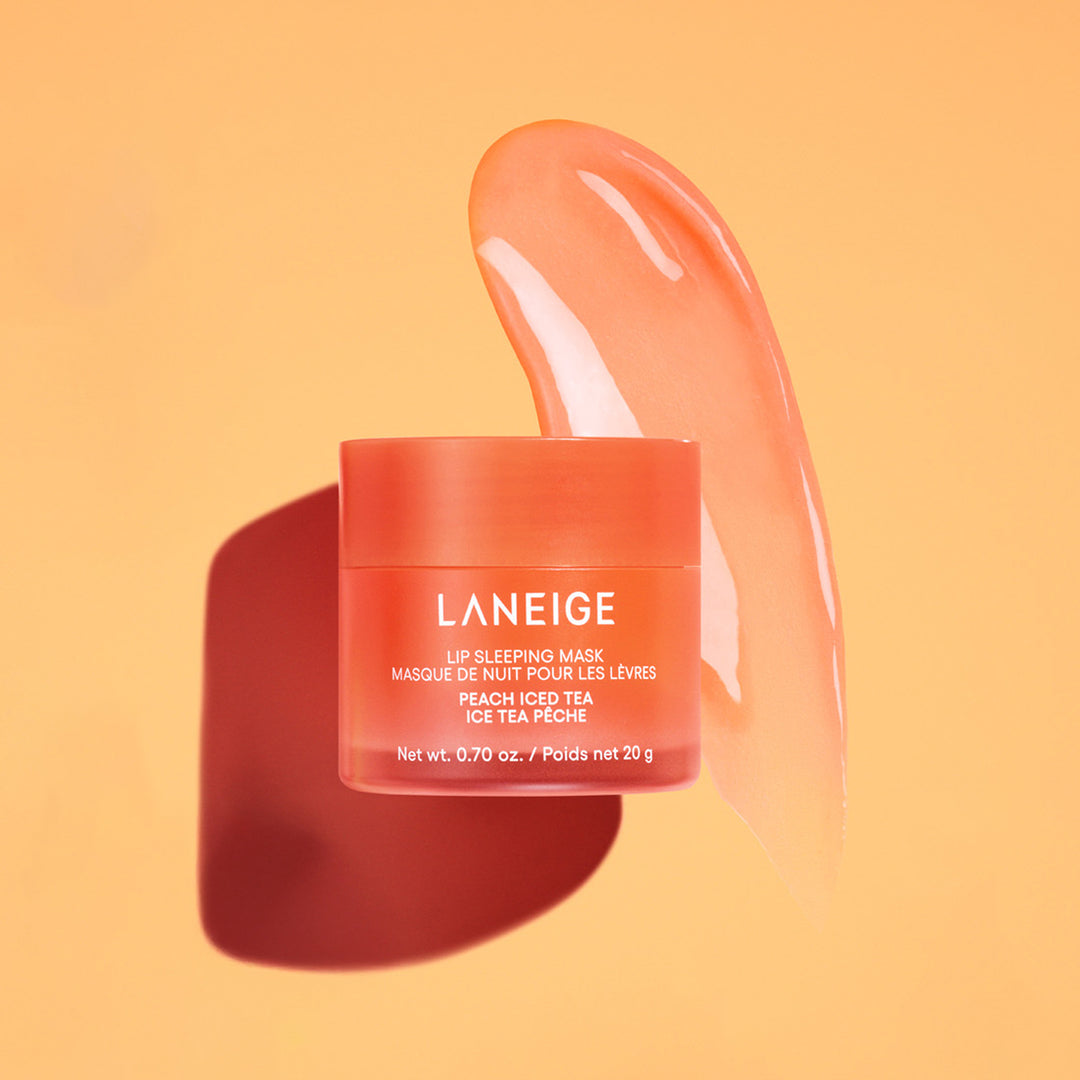 Mascarilla Nocturna para Labios Laneige — peach iced tea