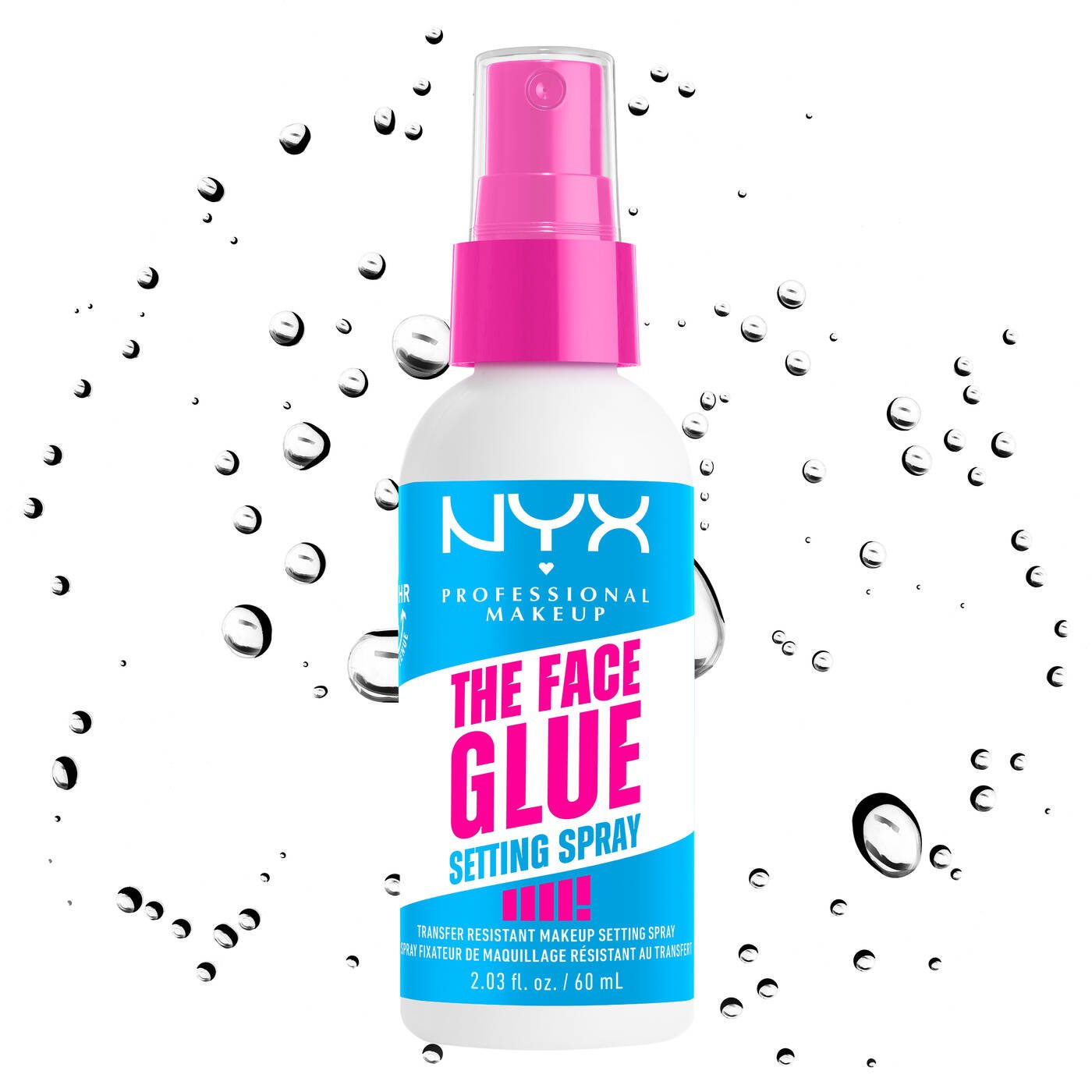 NYX The Face Glue Setting Spray Fijador de Maquillaje 60ml