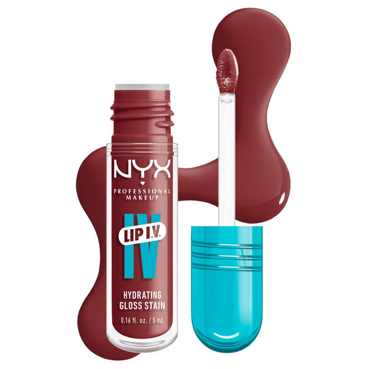 Lip I.V. Gloss Labial Hidratante con Color — Drippin' In Rose