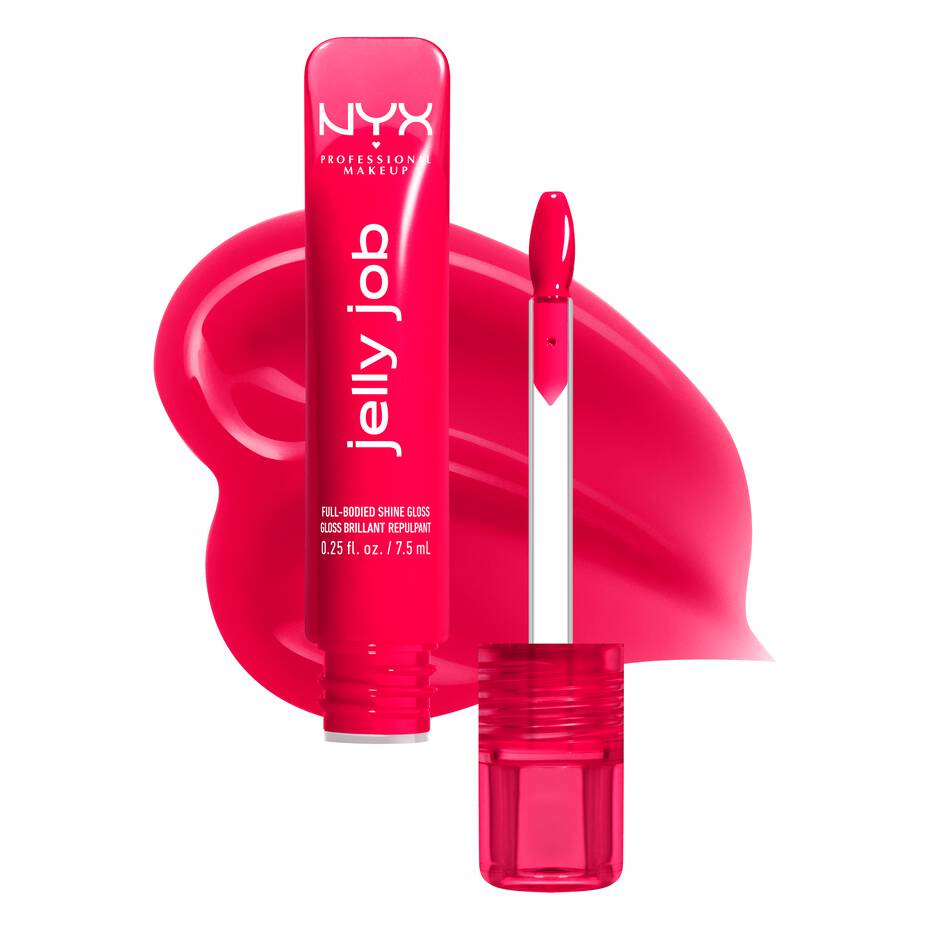 NYX Jelly Job Gloss Labial de Alto Brillo — 14 cherry jelly