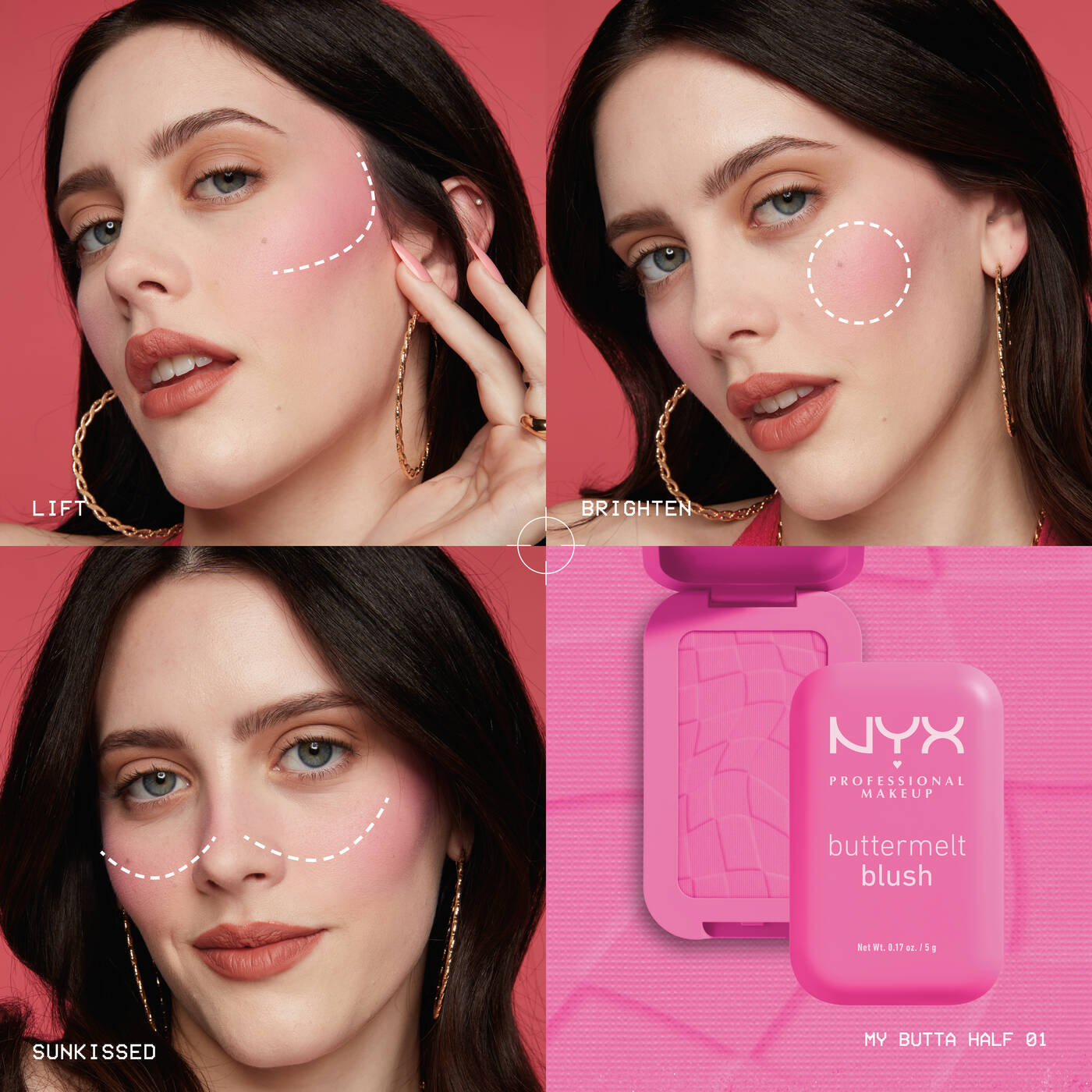 Blush Cremoso NYX Buttermelt Tono For The Butta