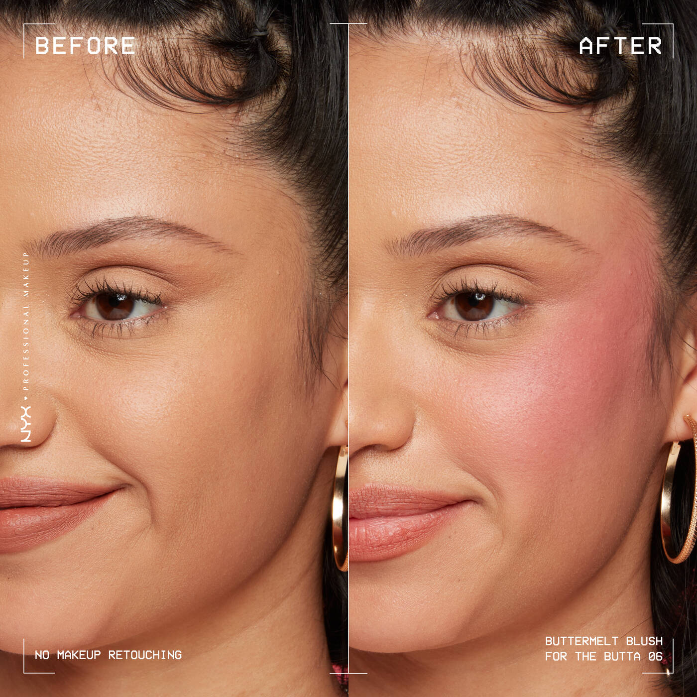 Blush Cremoso NYX Buttermelt Tono For The Butta