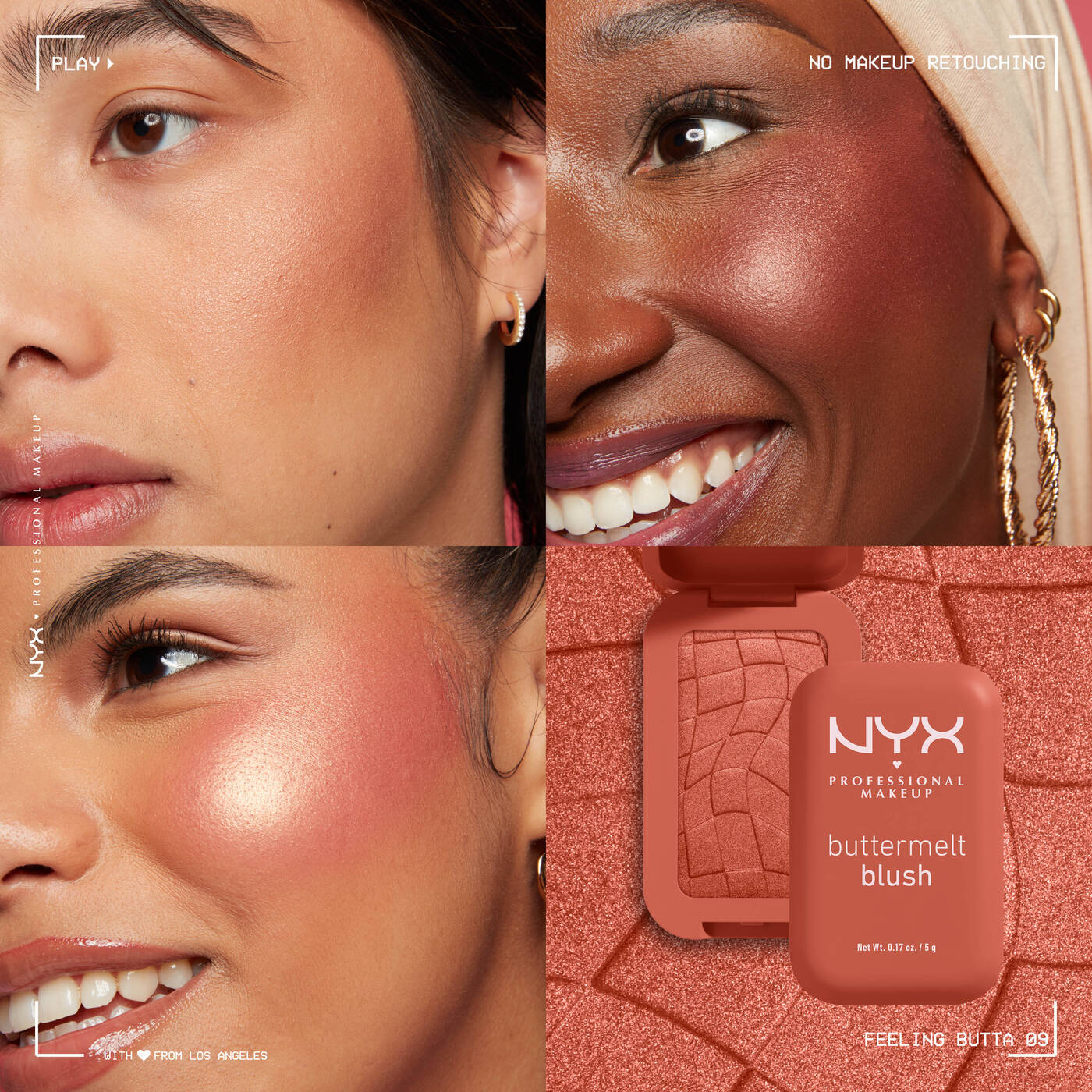 Blush en Crema NYX Buttermelt Feeling Butta