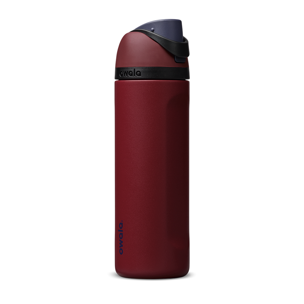 Botella Térmica Owala FreeSip Acero Inoxidable 24oz — Burgundy Bay
