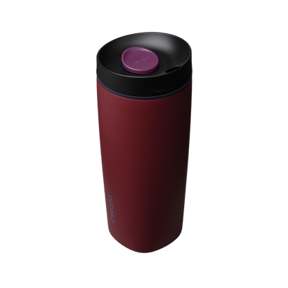 Botella Térmica con Pajilla Deslizable SmoothSip — burgundy bay