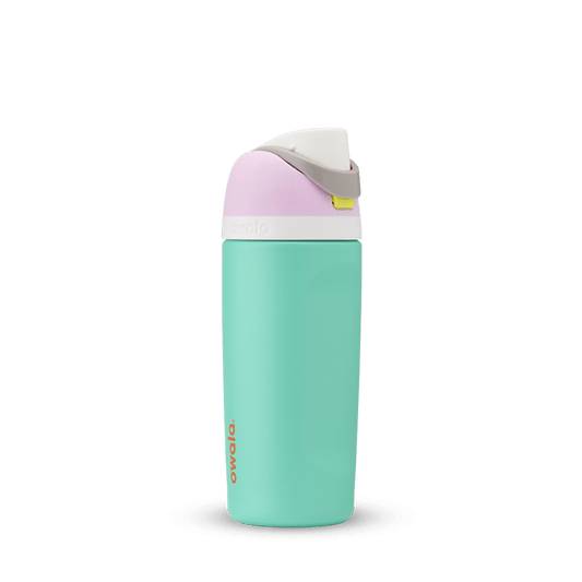 Botella Owala FreeSip Kids Acero Inoxidable 16oz Make Waves Teal