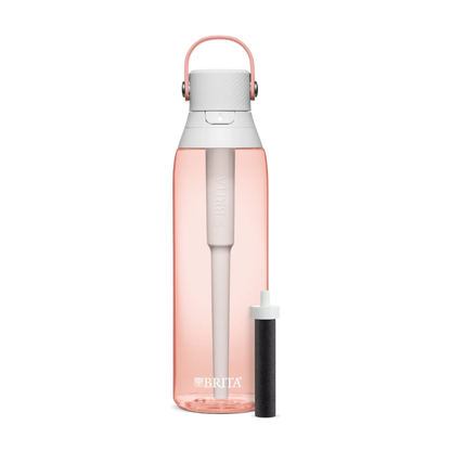 Brita Botella de Agua Rosa con Filtro 26oz