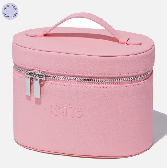 Vanity Case Saie Rosa – Organizador de maquillaje para viaje
