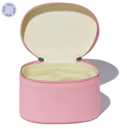 Vanity Case Saie Rosa – Organizador de maquillaje para viaje