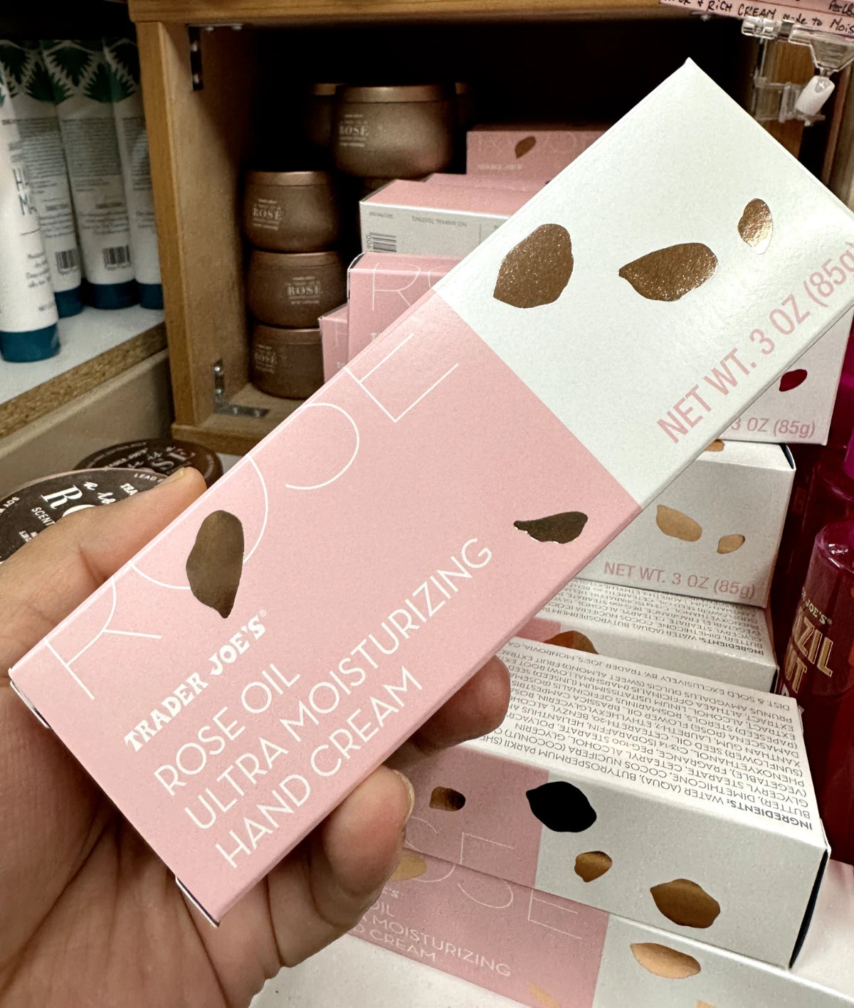 Trader Joes Ultra Hidratante Crema De Manos con Aceite de Rosa