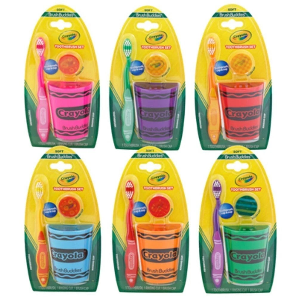 Cepillo de Dientes Crayola con Vaso para Niños
