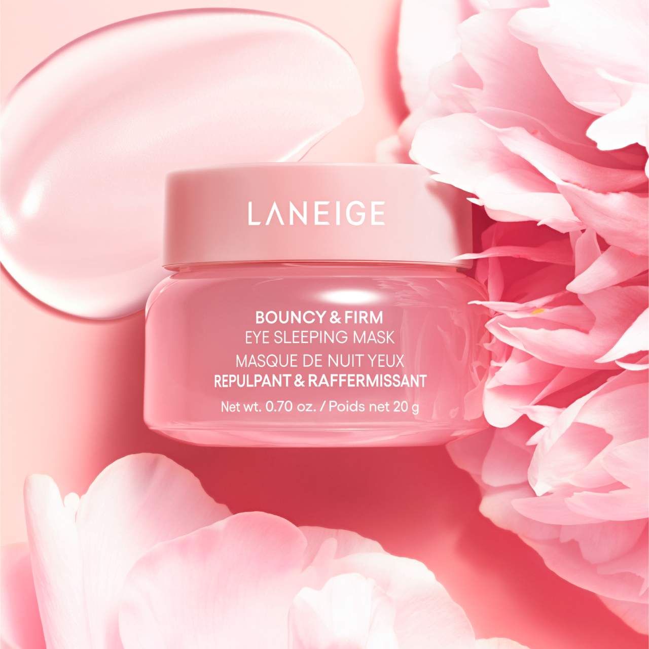 Mascarilla Contorno de Ojos Reafirmante Bouncy & Firm LANEIGE
