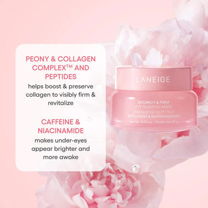 Mascarilla Contorno de Ojos Reafirmante Bouncy & Firm LANEIGE